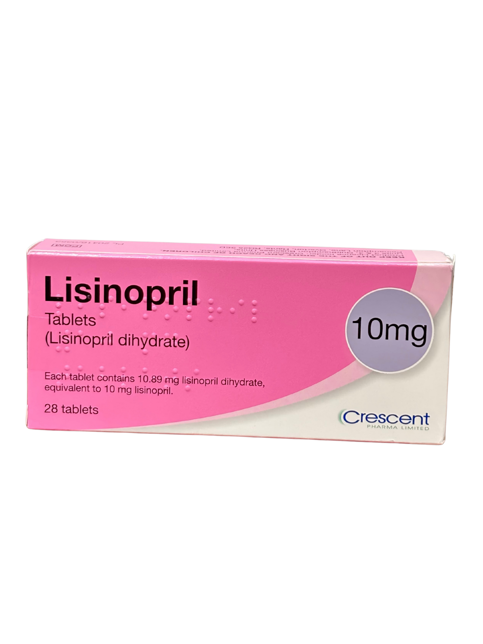 Lisinopril 10mg x 28 CT UK Generics Feb/2026