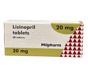 Lisinopril 20mg x 28CT UK Generics August/2026
