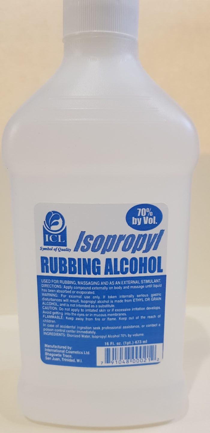 White Alcohol 70% 16oz -12/case