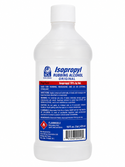 White Alcohol 70% 16oz -12/case