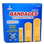 Bandage Strip Assorted 70ct