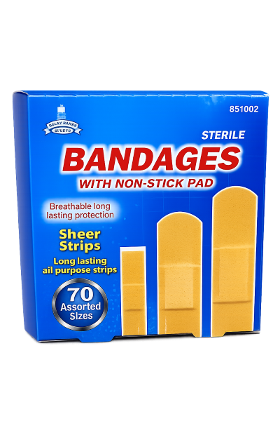 Bandage Strip Assorted 70ct