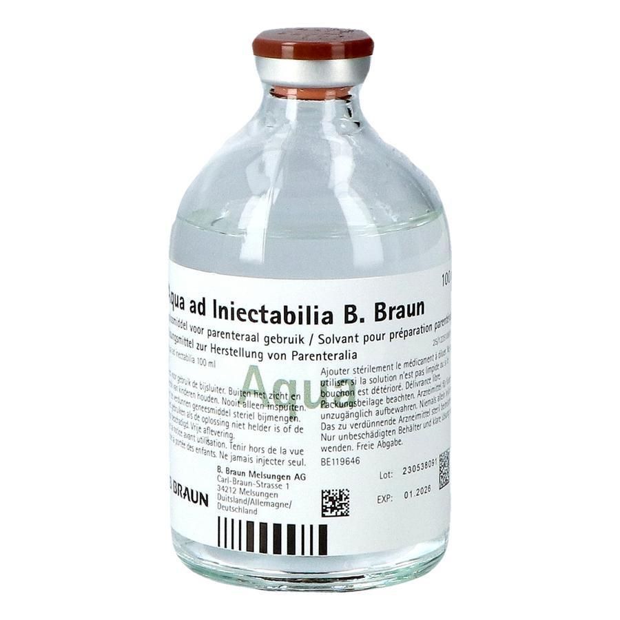 Sterile Water for Injection 100ml August/2025