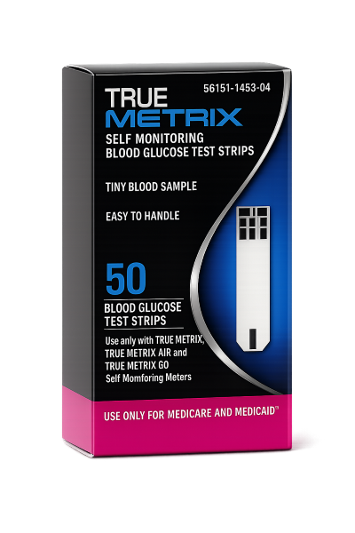 True Metrix Glucose Test Strips 50/pk