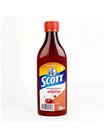 Scott Emulsion Vitamin A&D Cherry 400ml