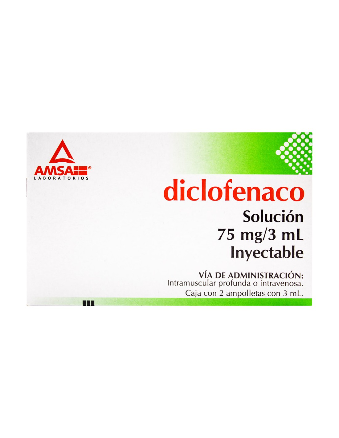 Diclofenac Injection 75mg/3ml Expire July/2026