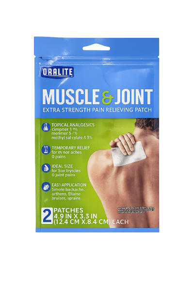CORALITE MUSCLE & JOINT PAIN RELIEF PATCH 2 CT