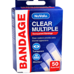 NUVALU BANDAGE CLEAR 50PC ASST