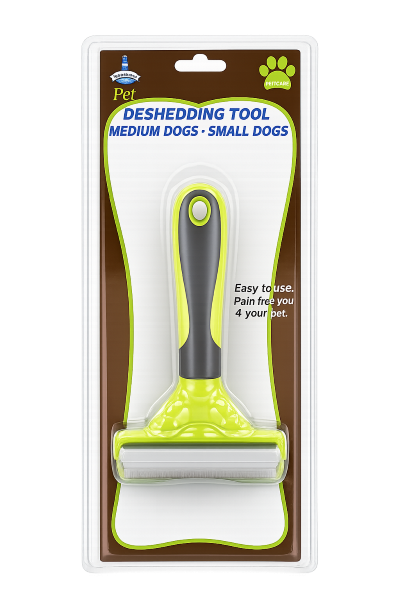 PET DESHEDDING TOOL -MEDIUM-SMALL DOGS