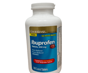 GoodSense 200 mg Ibuprofen Tablets, Fever Reducer and Pain Relief 500CT