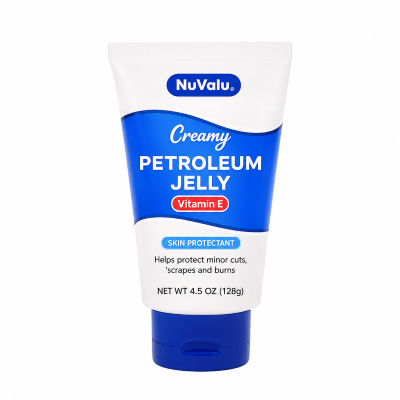 NUVALU CREAMY PETROLEUM JELLY W/ VITAMIN E 4.5 OZ
