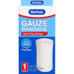 NUVALU GAUZE BANDAGE 4IN X 4.5YDS