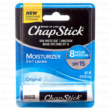 CHAPSTICK LIP BALM MOISTURIZER 0.15 OZ