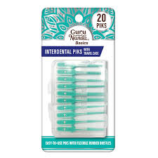 GURUNANDA INTERDENTAL PIKS WITH TRAVEL CASE 20CT