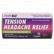 HEALTHA2Z TENSION HEADACHE RELIEF 16 CT