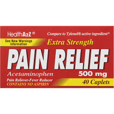 HEALTHA2Z PAIN RELIEF EXTRA STRENGTH 500MG/24 CAPLETS