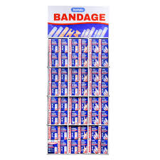 NUVALU BANDAGES DISPLAY 6 ASST 144
