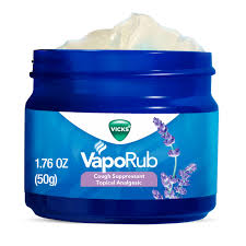Vicks VapoRub, Original, Cough Suppressant, Topical Chest Rub & Analgesic Ointment, 50GM 1.76OZ