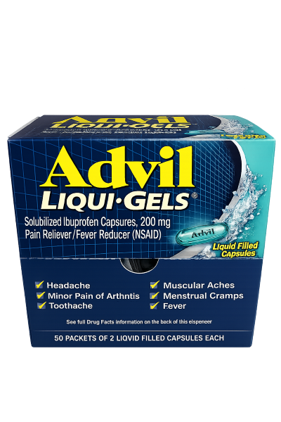 Advil Liquid Gel Caps 50/pk