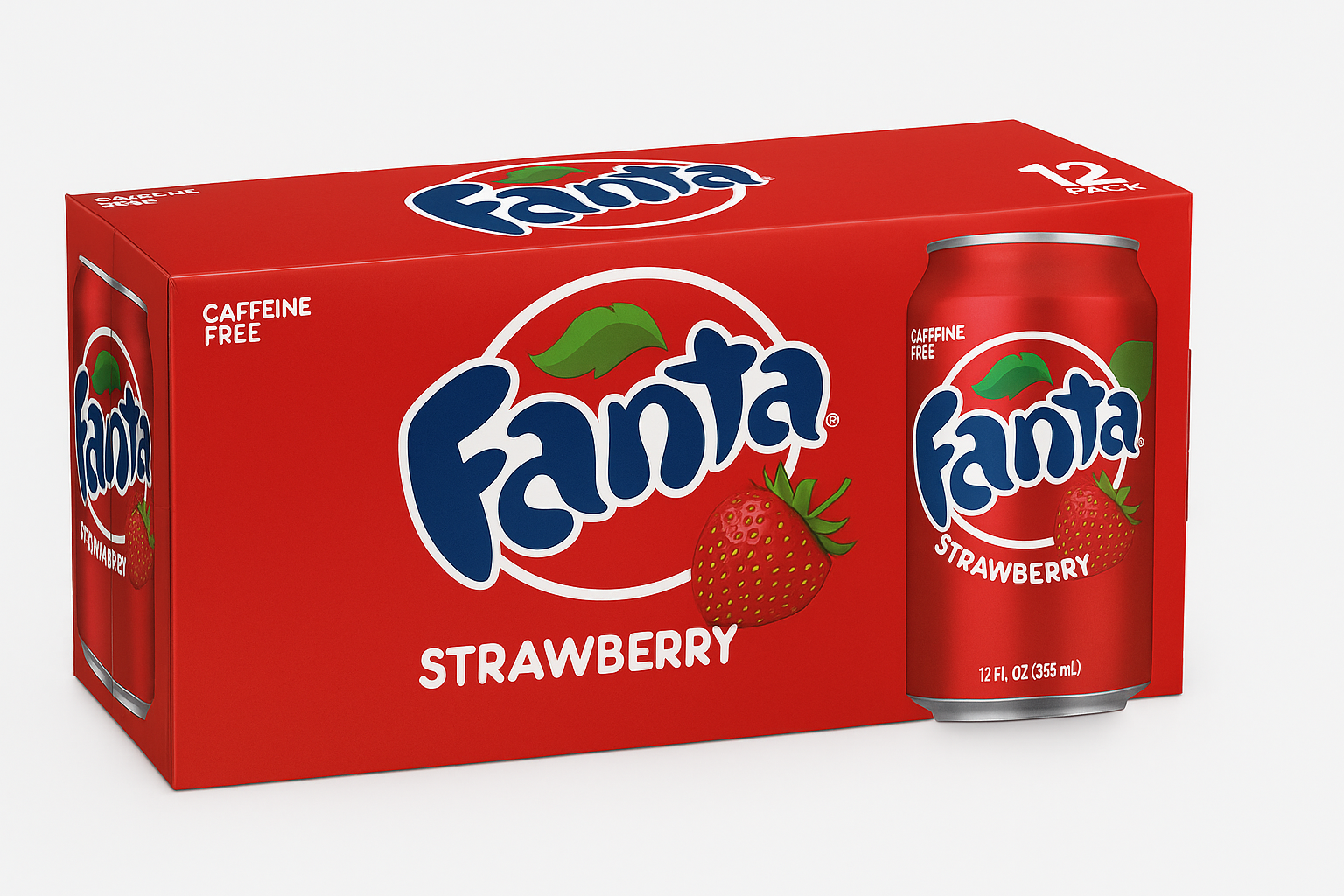 Fanta Soft Drink Can 12/pk Strawberry