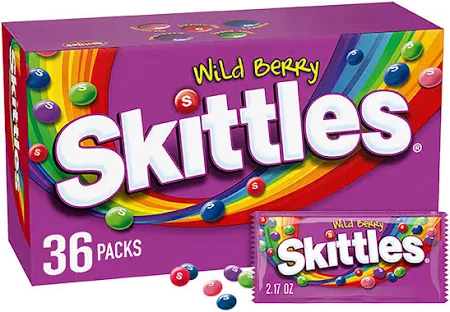Skittles Candy 36/45gm- Wild Berry
