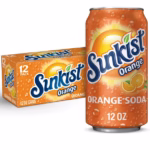 Sunkist Soft Drink 12/12oz Orange