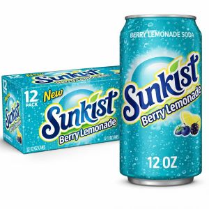 Sunkist Soft Drink 12/12oz Berry lemonade
