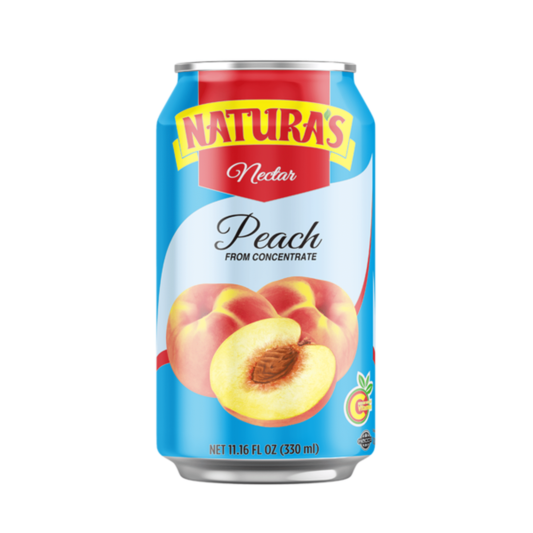 Natura's Juice Can 24/12oz Peach