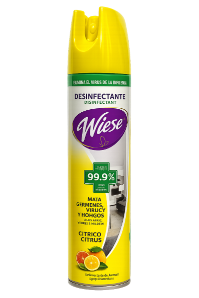 Wiese Disinfectant Spray Citrus 99.9% Effective 400ml