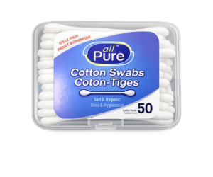 AllPure Cotton Swabs Soft & Hygienic 50ct