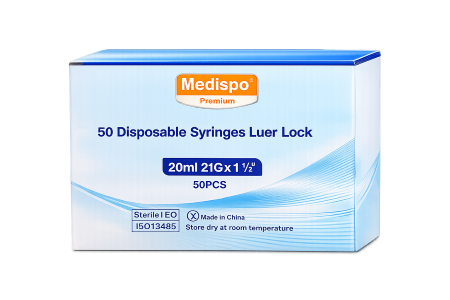 20ml Syringe with Needle 21G x 1 1/2" x 50