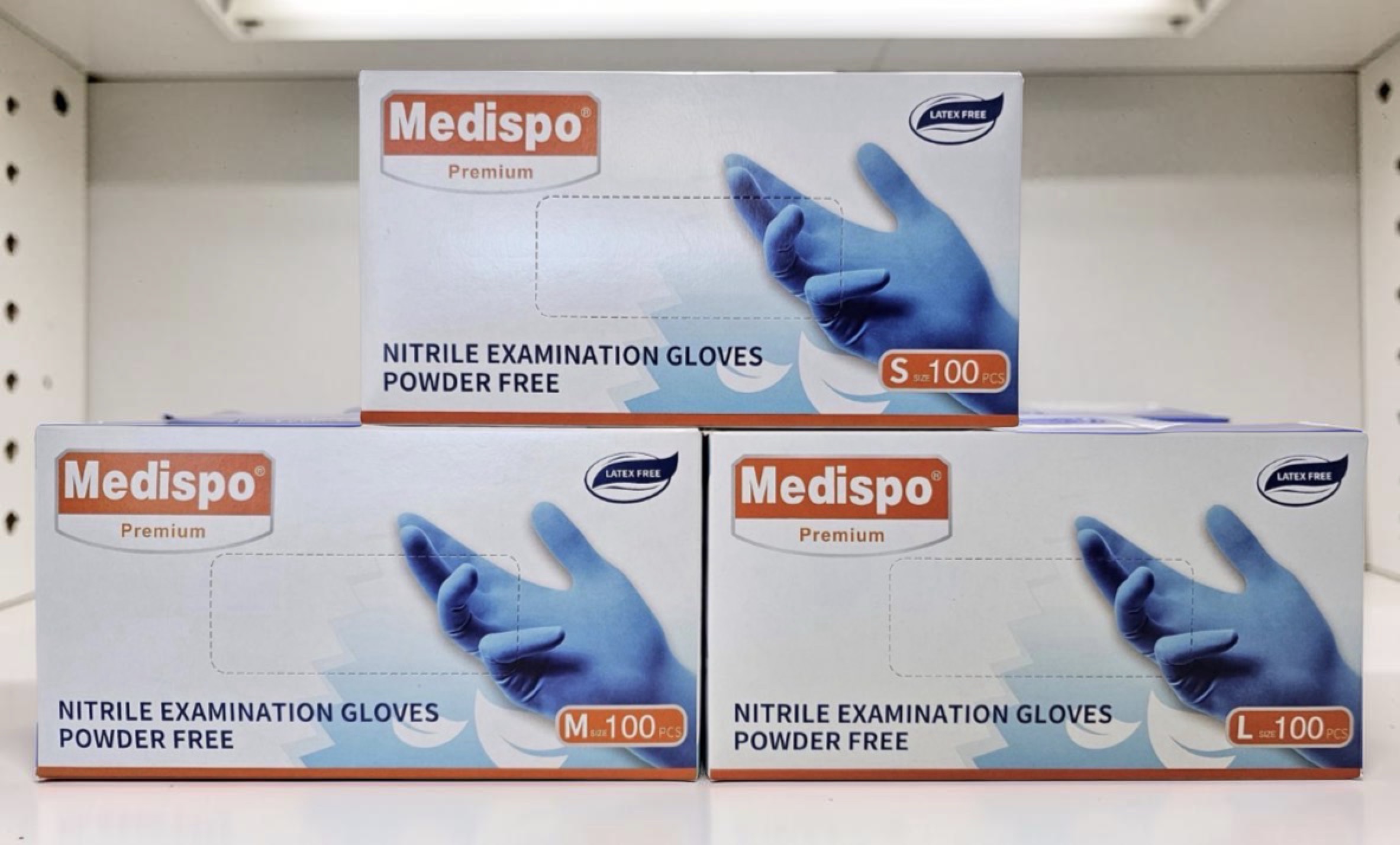Nitrile Examination Gloves, Latex free powder free 100/bx