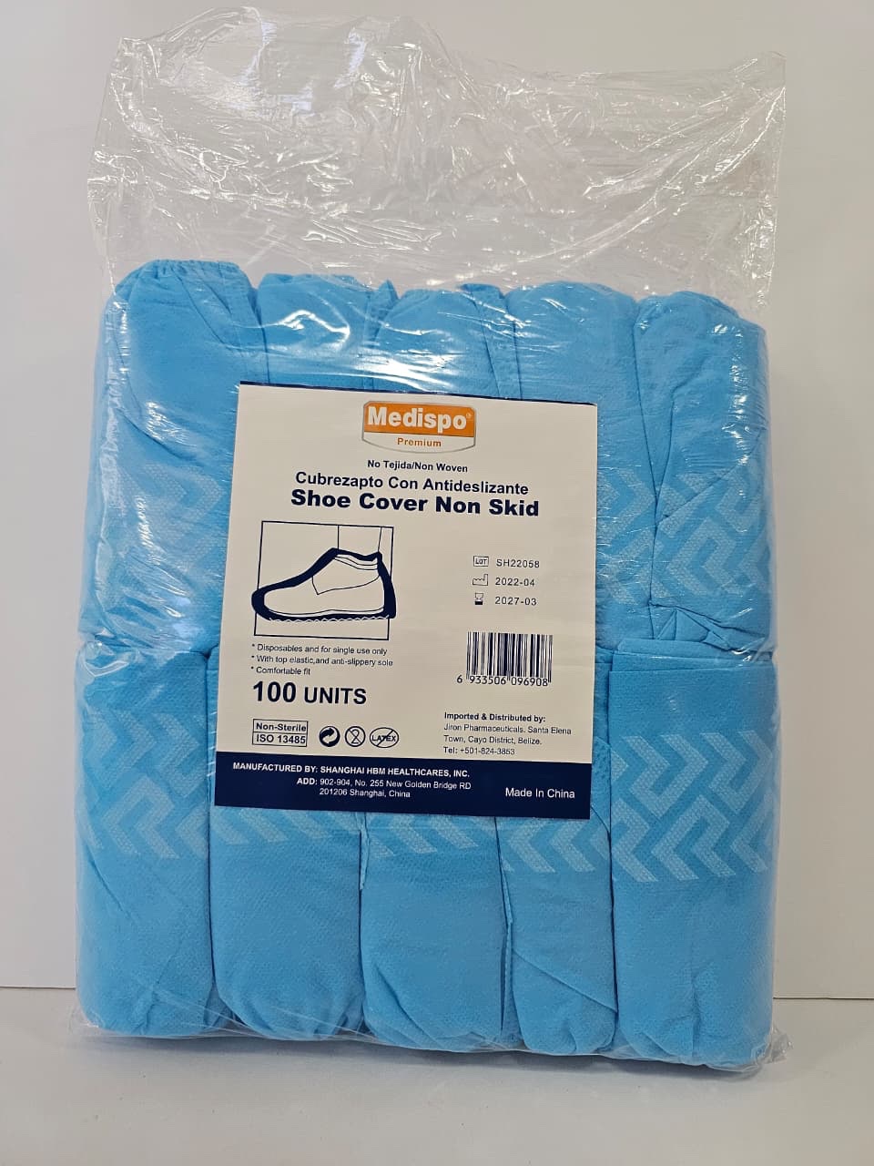 Shoe Covers Non Skid 100/pk